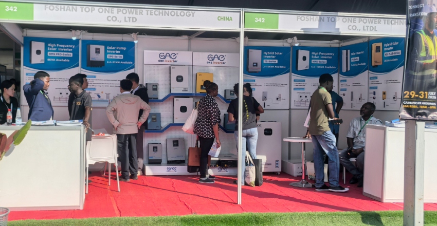 Top One Power Booth 342 at Solar Africa 2026 (1)