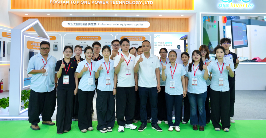 Top One Power at Guangzhou Solar Expo